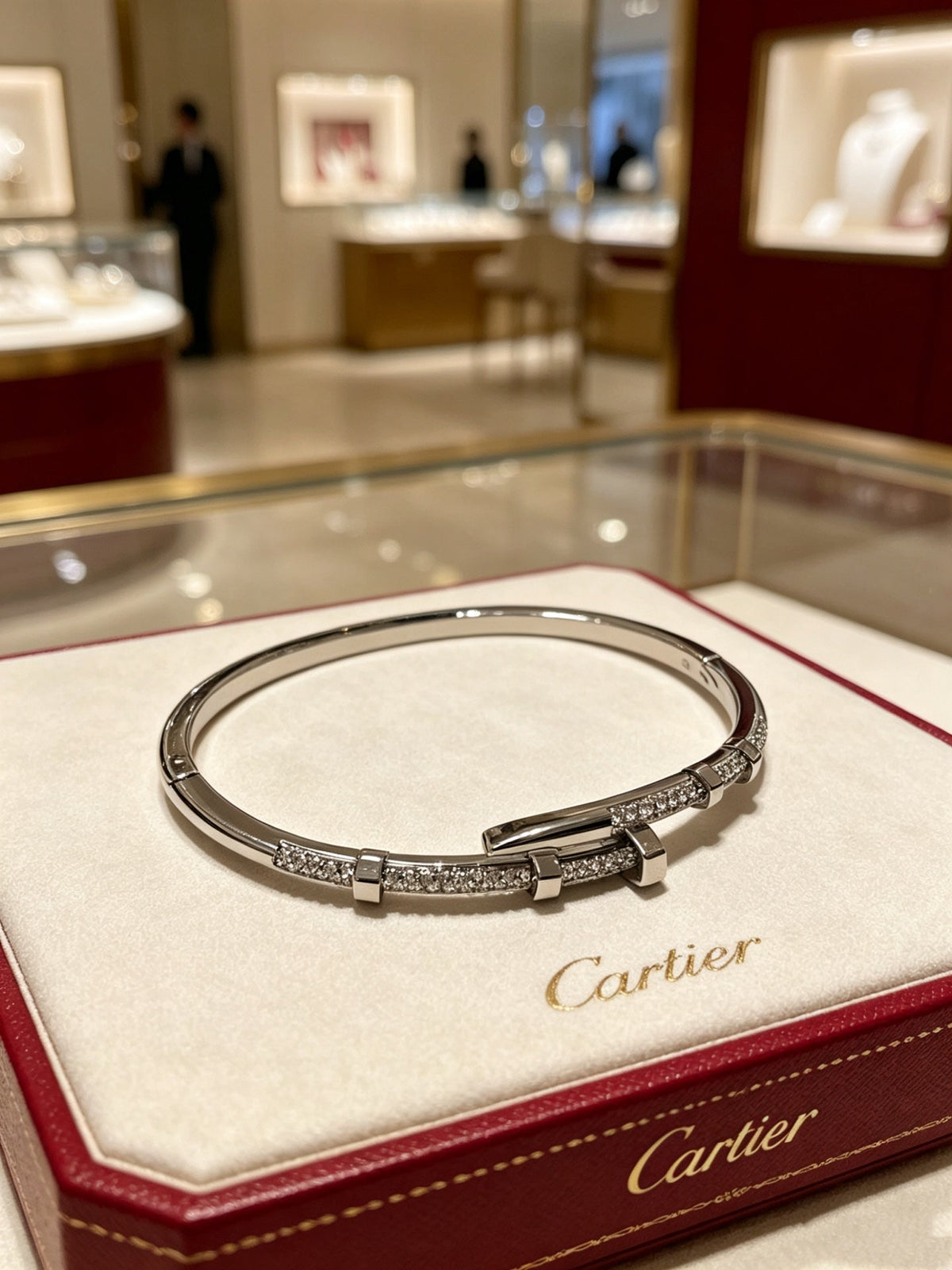 Martin Graham bracelet in polished metal-tone – front view