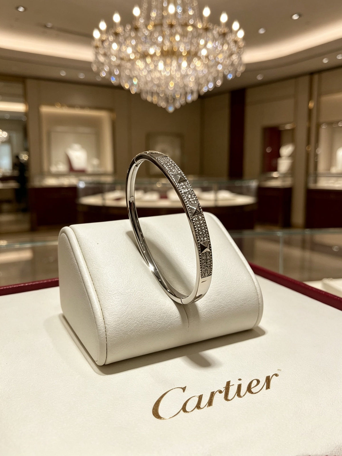 Martin Graham bracelet in polished metal-tone – front view