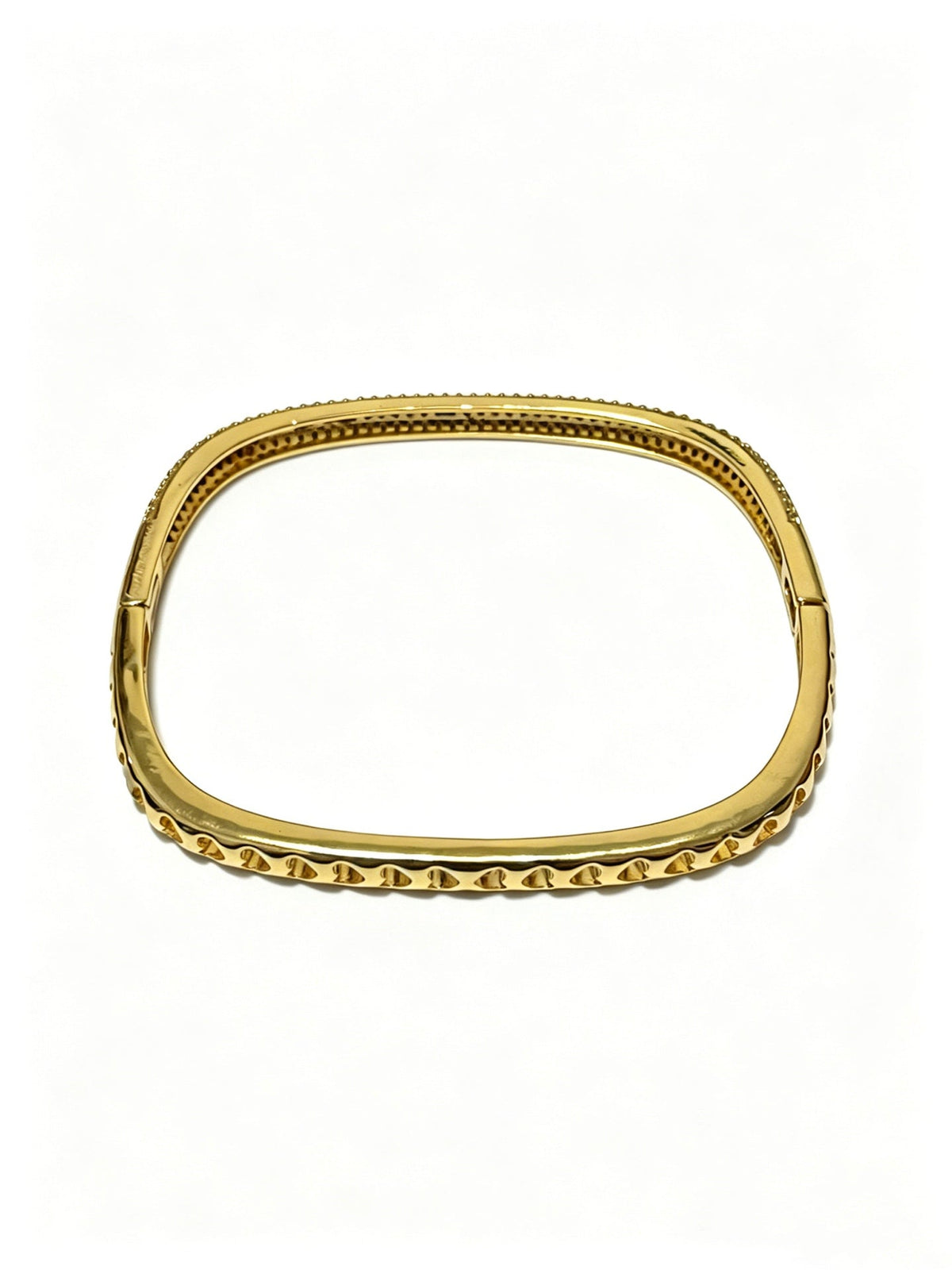 Martin Graham bracelet in polished metal-tone – side detail