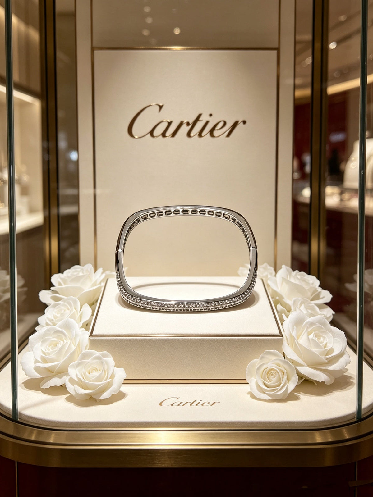 Martin Graham bracelet in polished metal-tone – front view