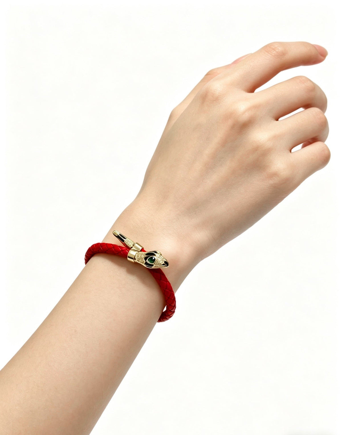 Martin Graham bracelet in polished metal-tone – side detail