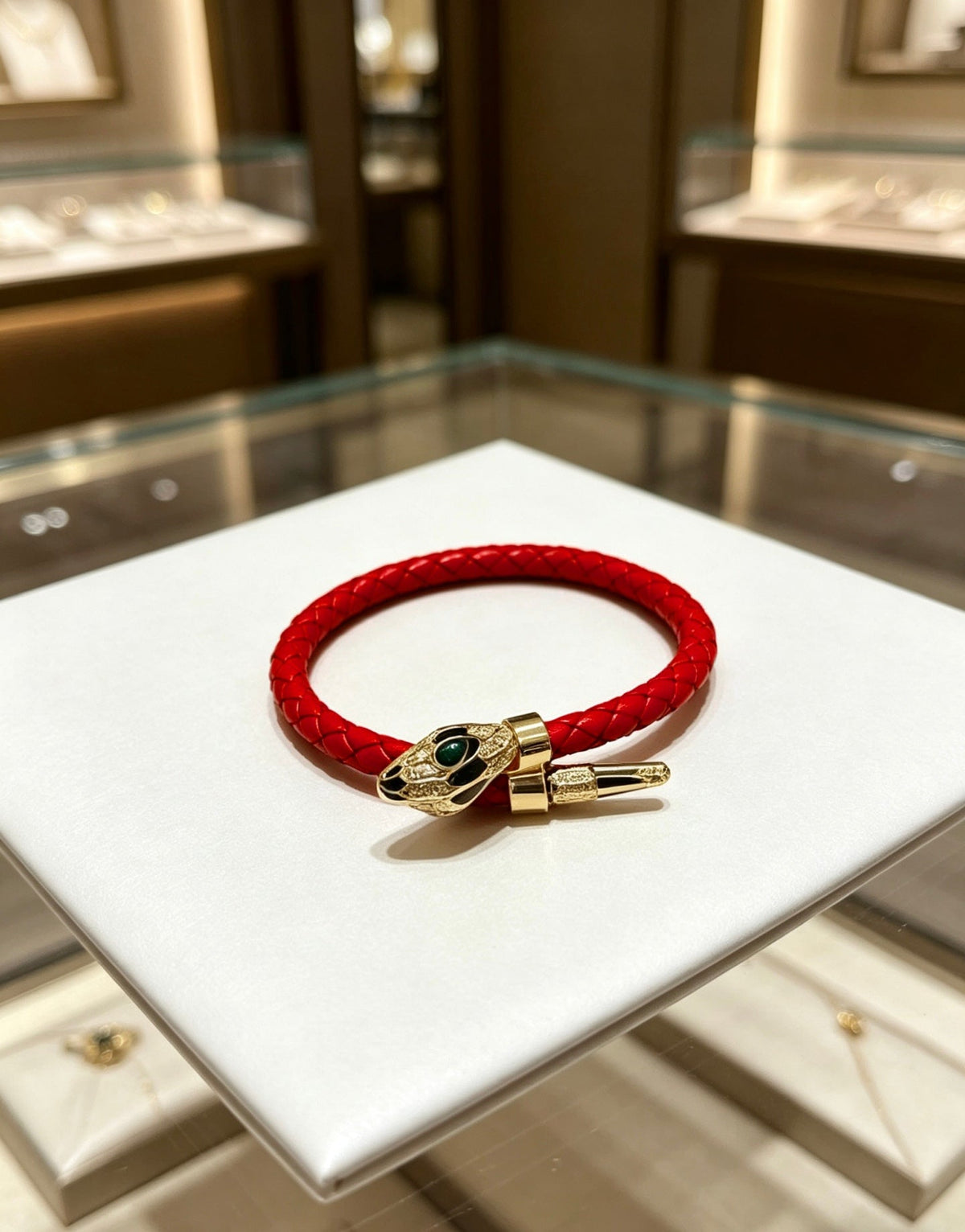 Martin Graham bracelet in polished metal-tone – detail view