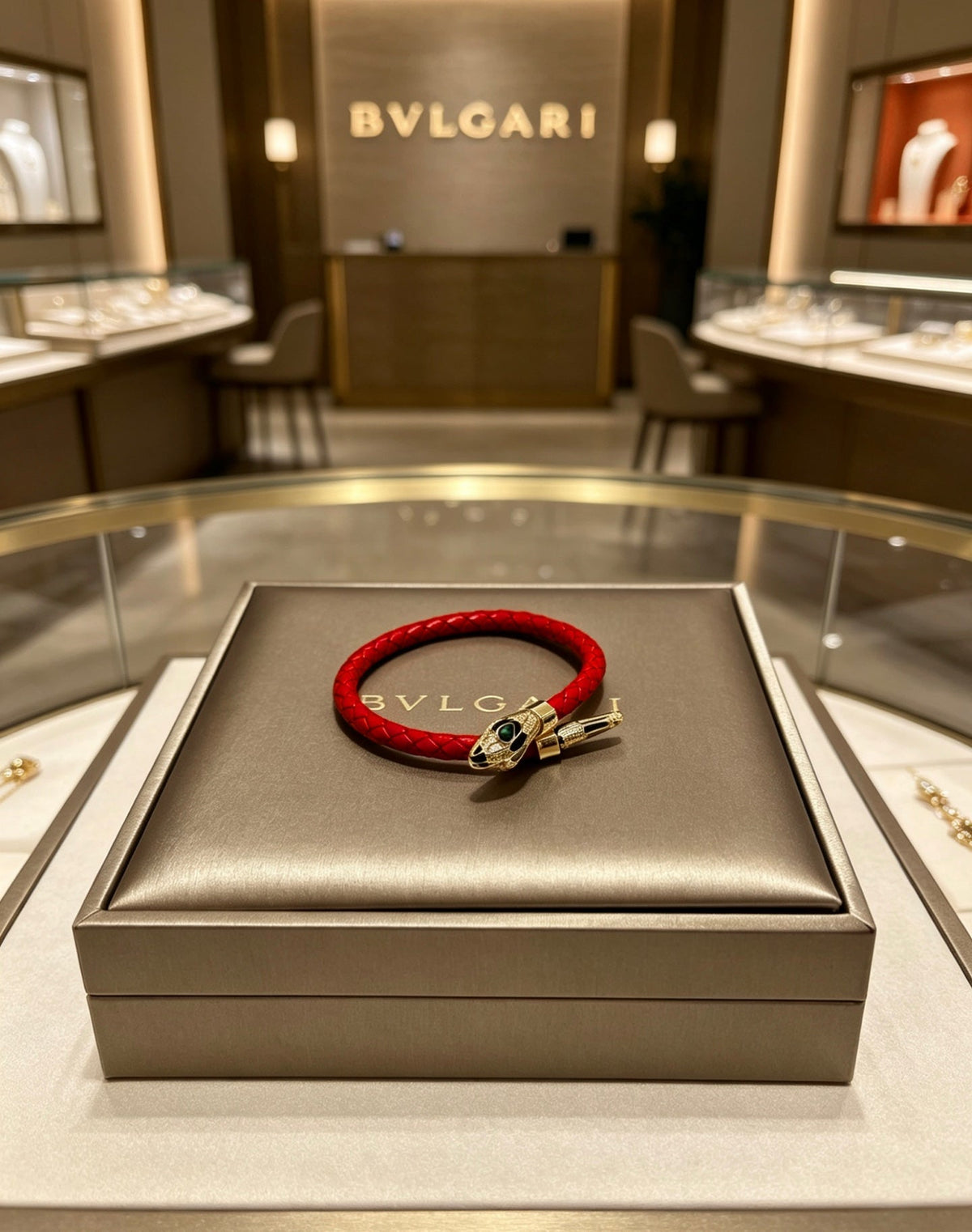 Martin Graham bracelet in polished metal-tone – front product view