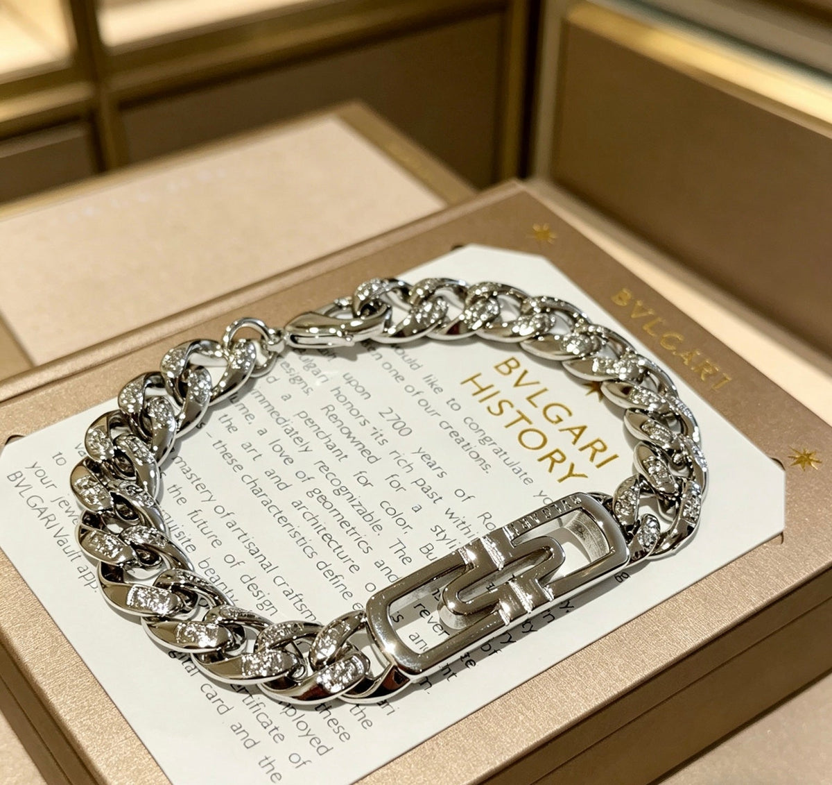 Martin Graham ring in polished metal-tone – styled product view