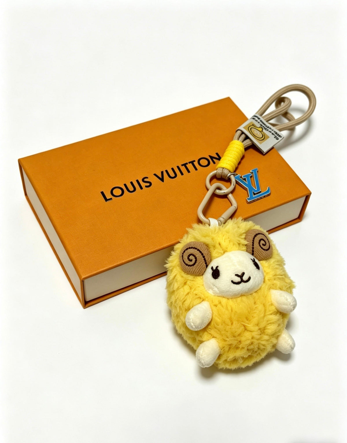Martin Graham keychain in polished metal-tone – front product view