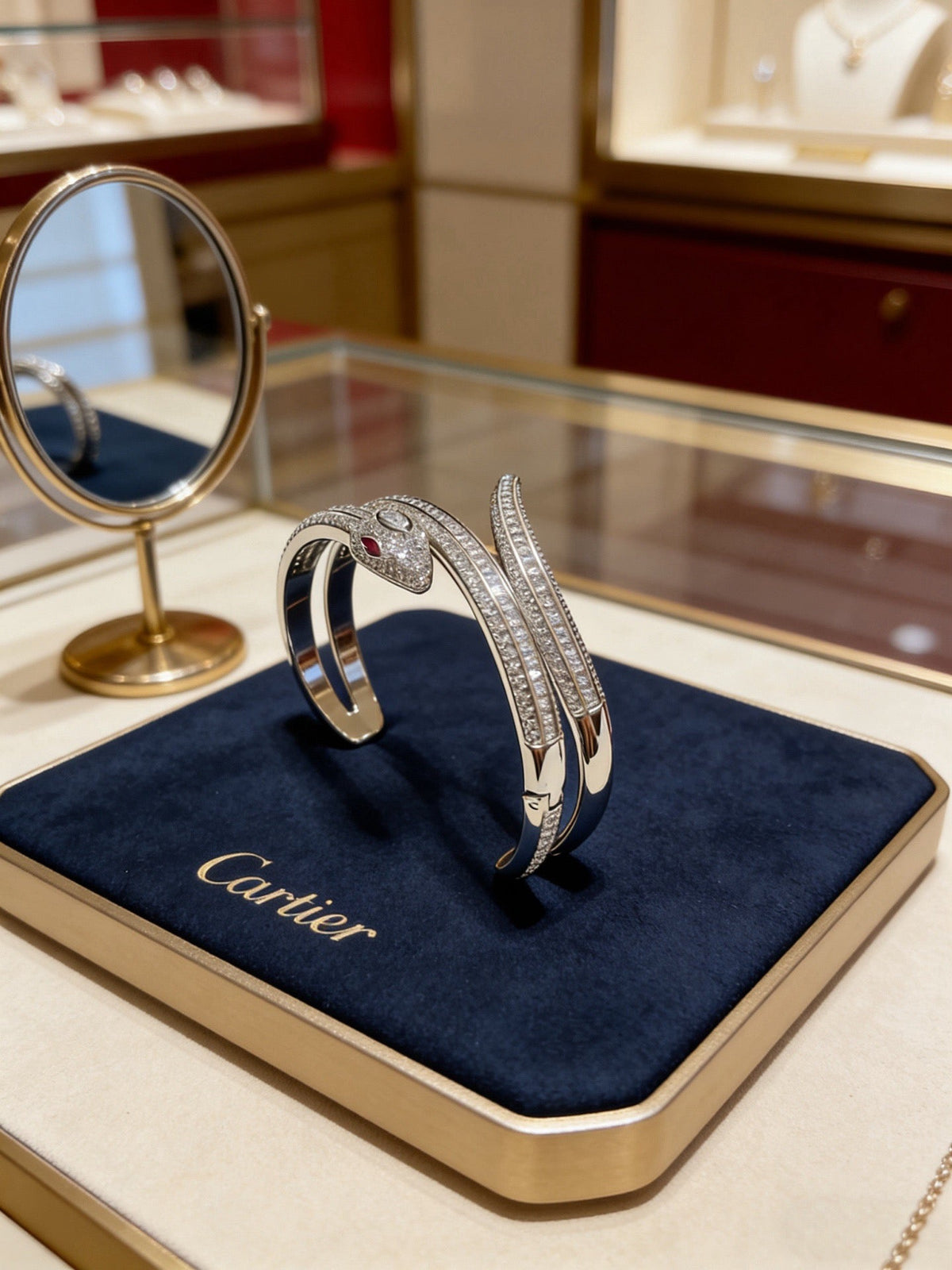 Martin Graham bracelet in polished metal-tone