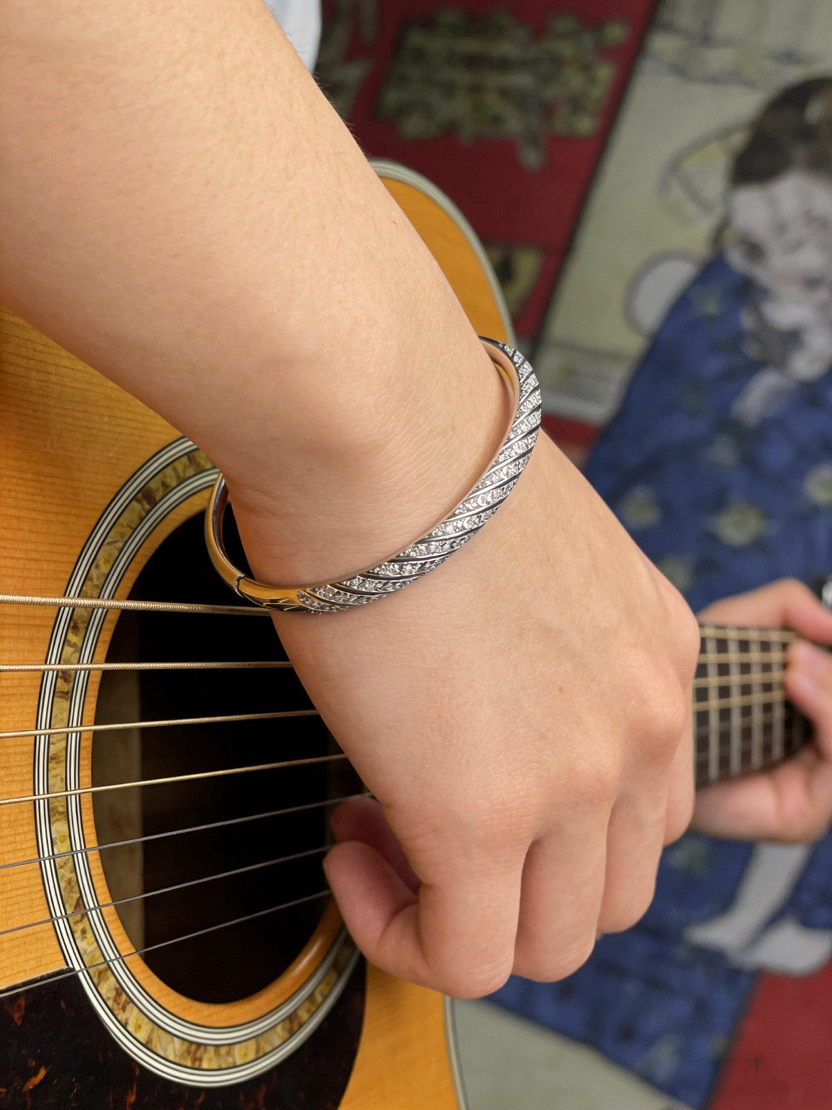 Martin Graham bracelet in polished metal-tone – main product view