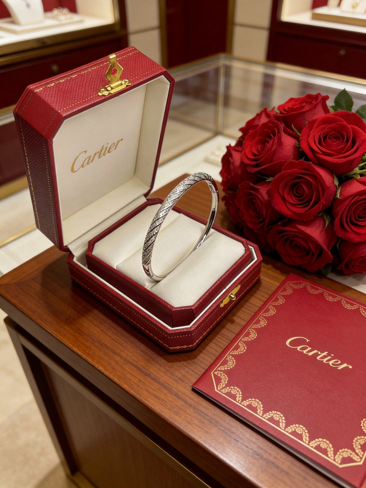 Martin Graham bracelet in polished metal-tone