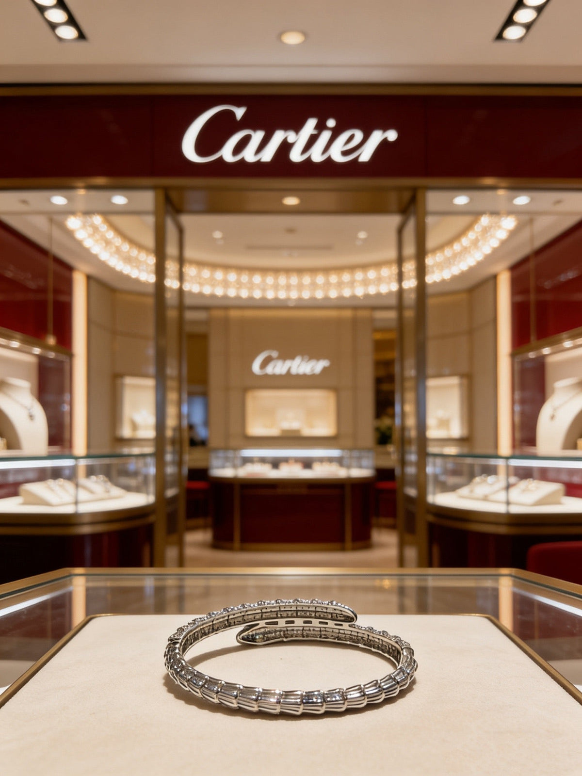 Martin Graham bracelet in polished metal-tone – close-up detail