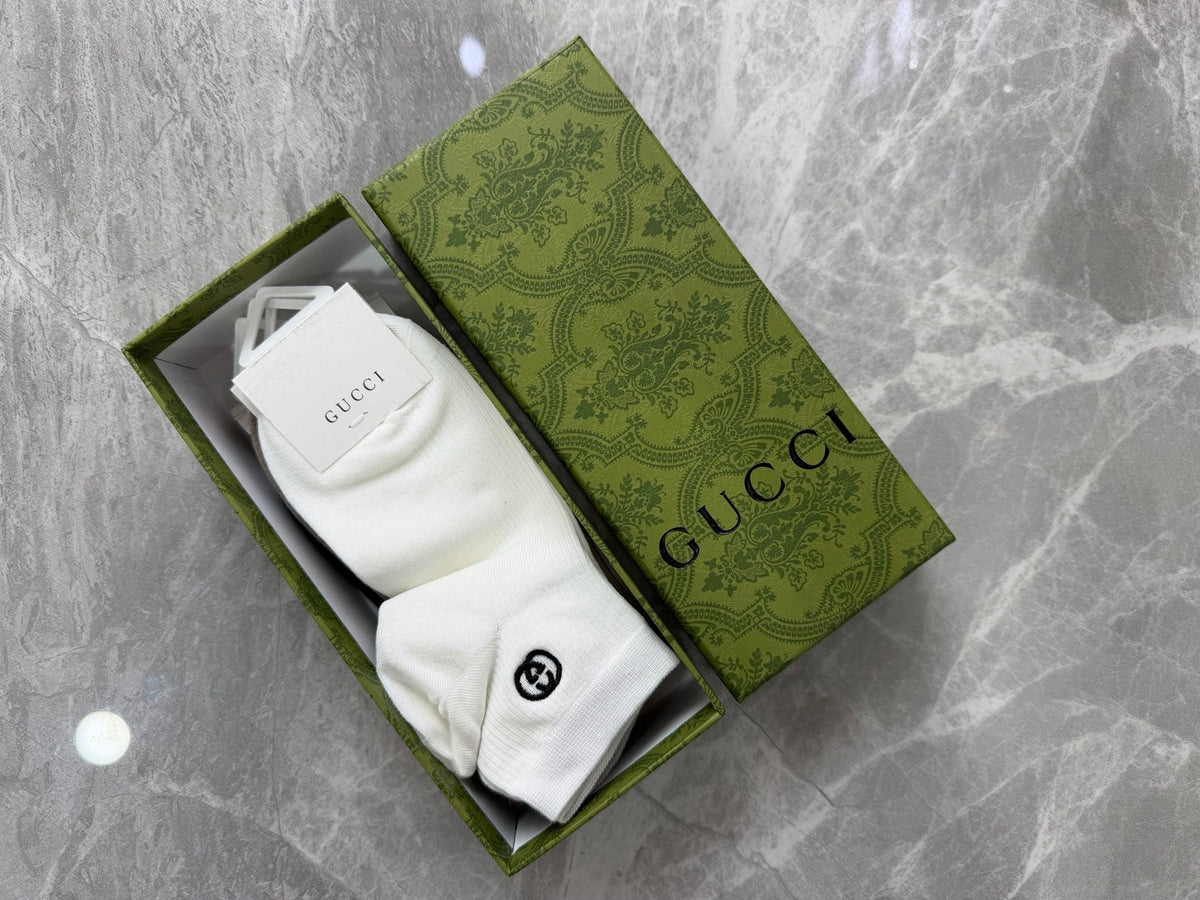 Gucci Clean Logo Details Ankle Socks - 5-Pair Set