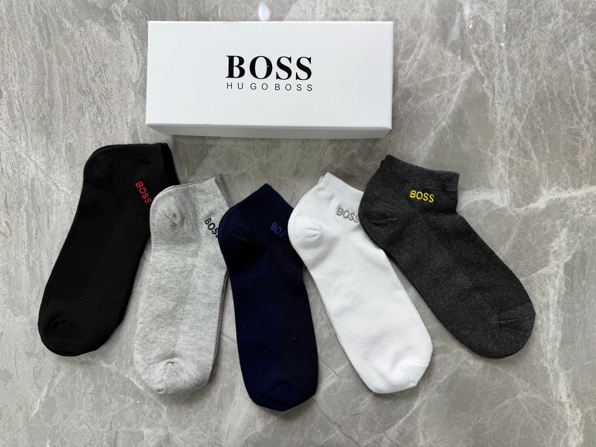 Boss Small Logo Details Ankle Socks