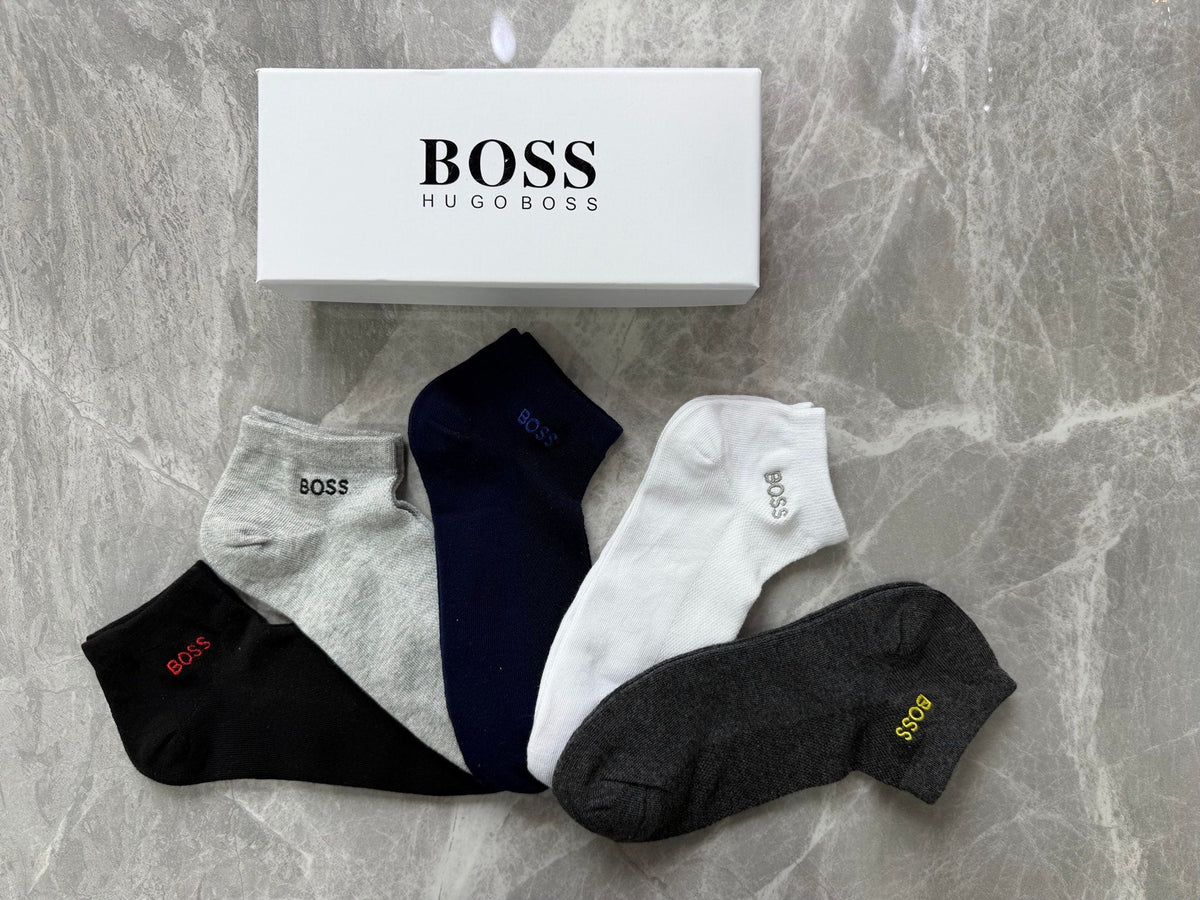 Boss Small Logo Details Ankle Socks