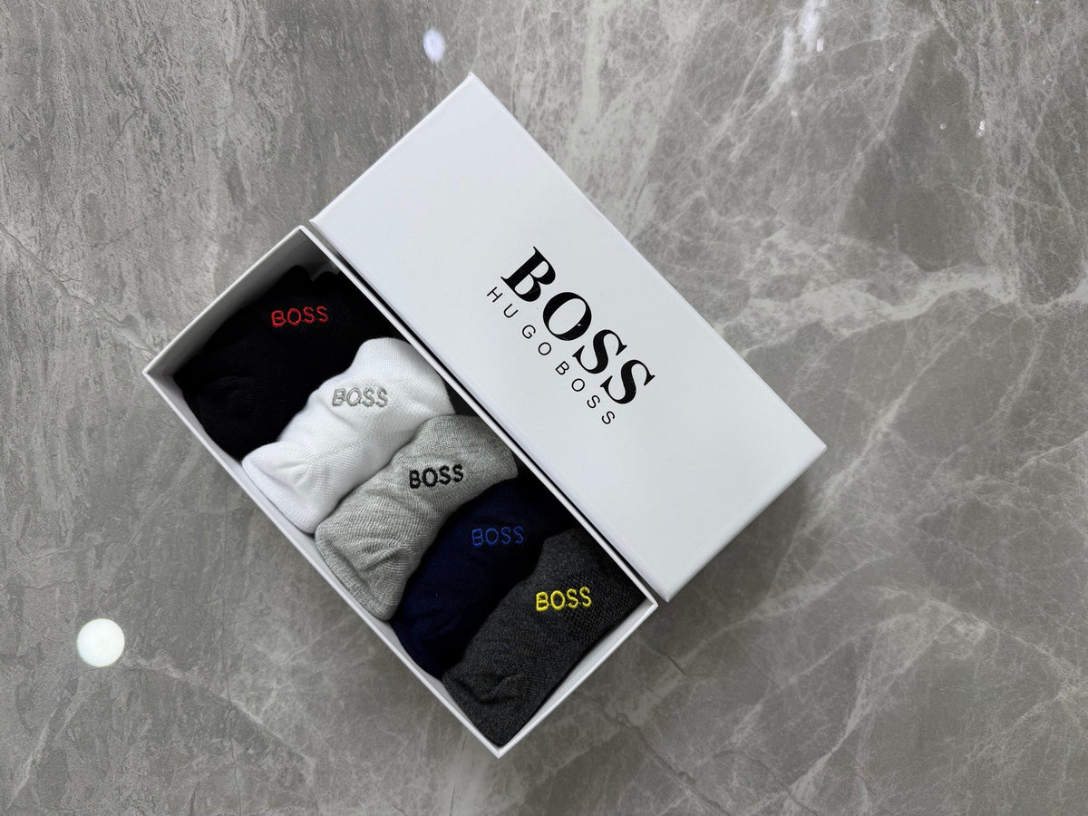 Boss Small Logo Details Ankle Socks