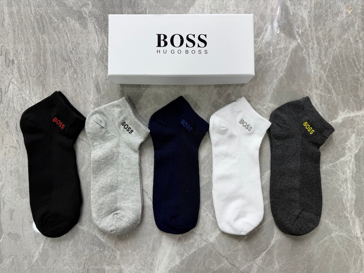 Boss Small Logo Details Ankle Socks