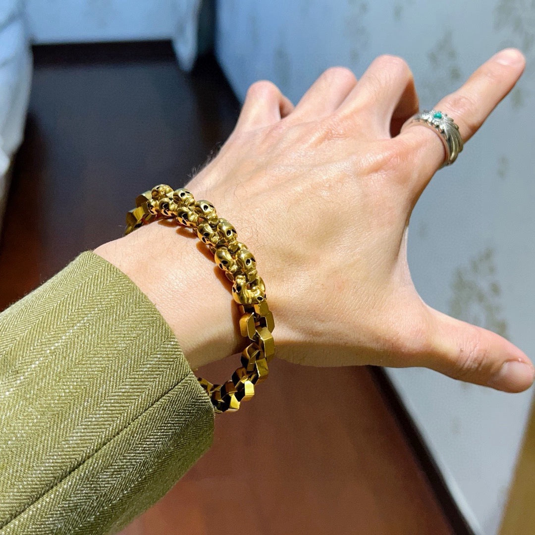 Martin Graham bracelet in polished metal-tone – main product view