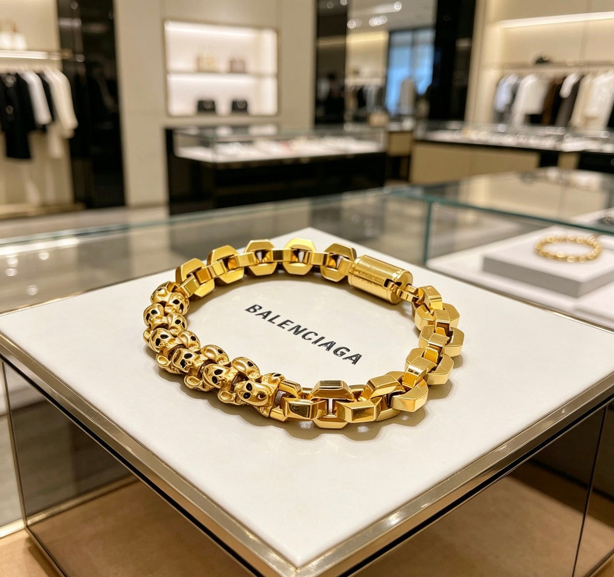 Martin Graham bracelet in polished metal-tone – main product view
