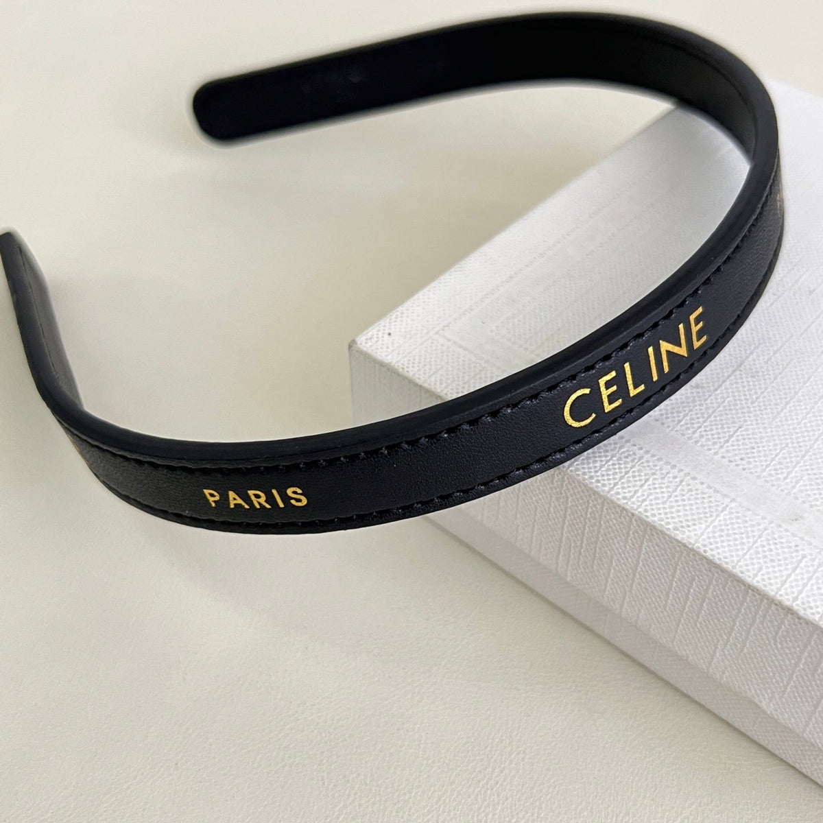 Signature Emblem Hair Tie Accessory – Design 02 close-up view