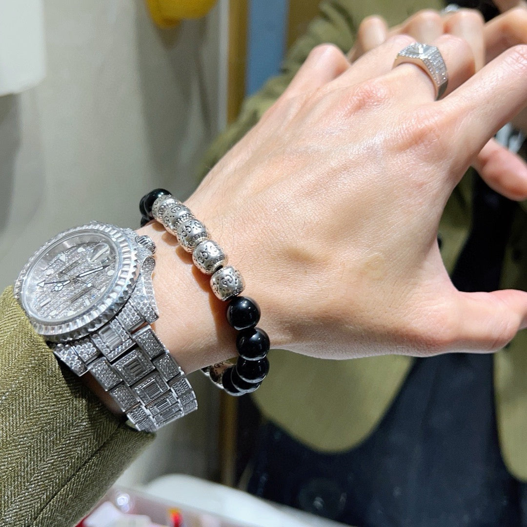 Martin Graham bracelet in polished metal-tone – main product view