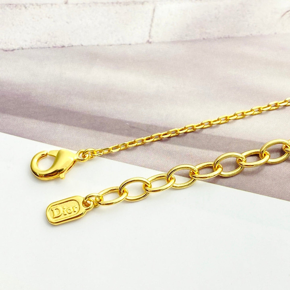 Martin Graham pendant necklace in polished metal-tone – main product view