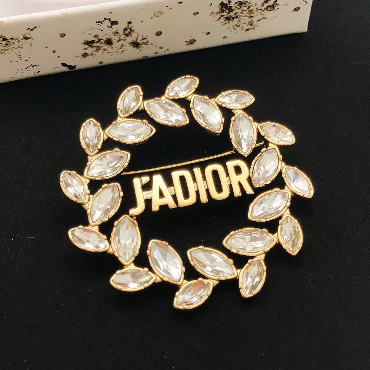 Martin Graham brooch in polished metal-tone – main product view