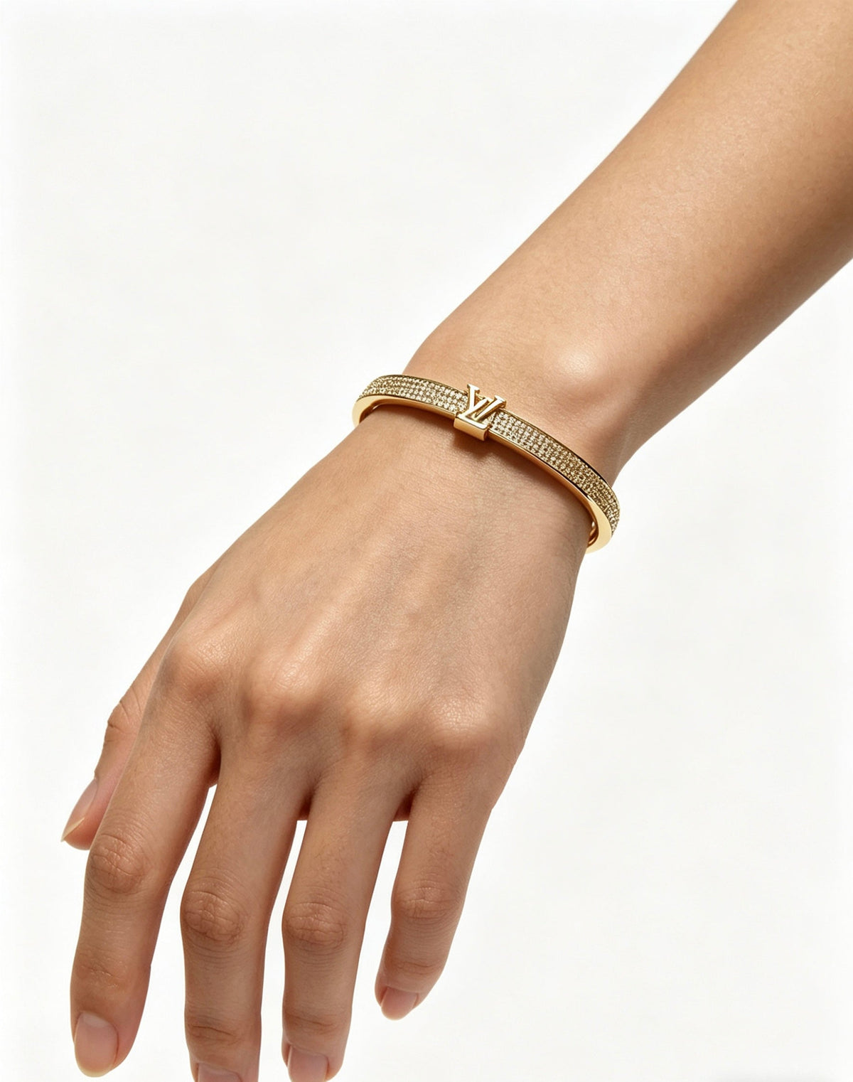 Martin Graham bangle in polished metal-tone – main product view