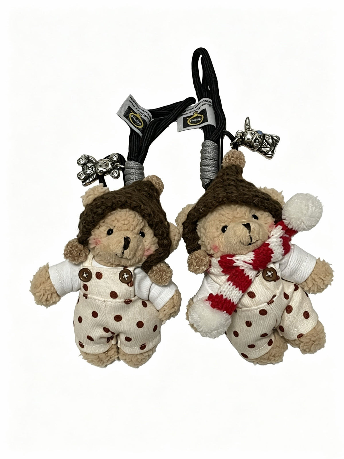 Martin Graham keychain in polished metal-tone – styled product view