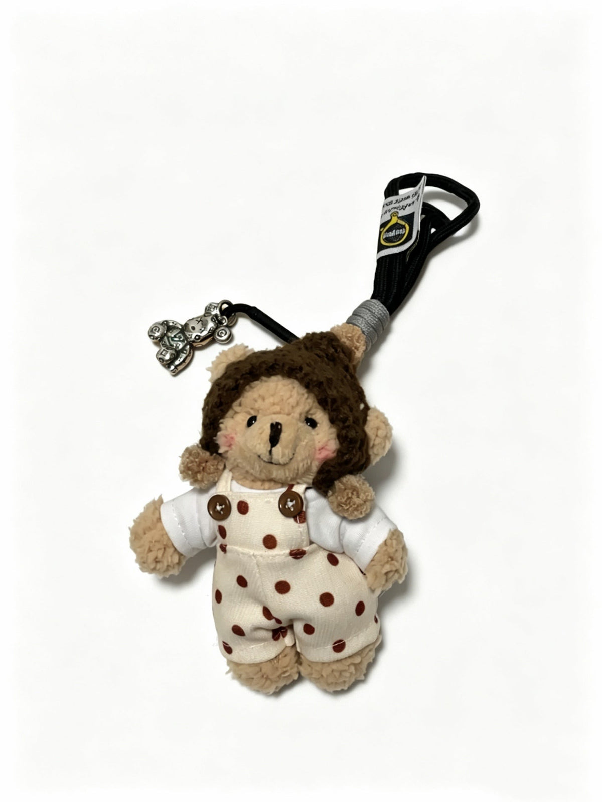 Martin Graham keychain in polished metal-tone – side detail