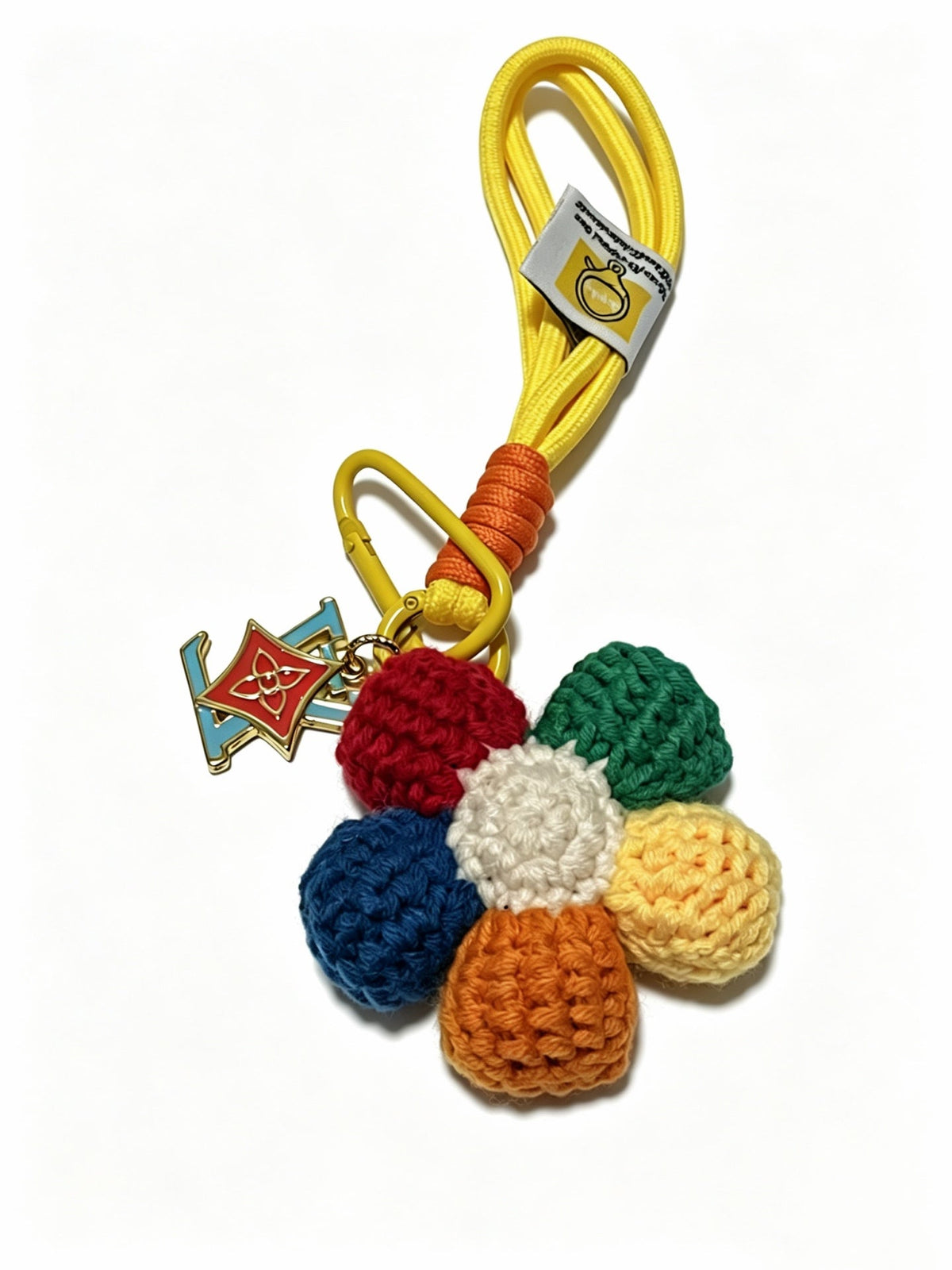 Martin Graham keychain in polished metal-tone – detail view