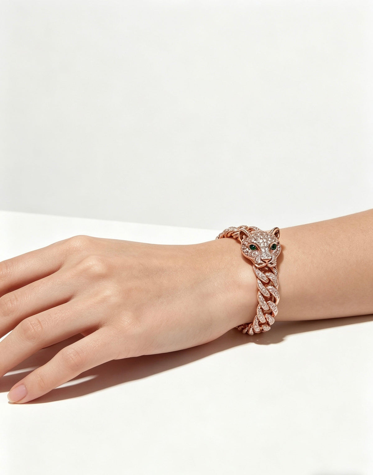 Martin Graham bracelet in polished metal-tone