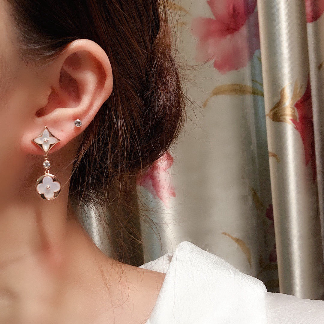Martin Graham stud earrings in polished metal-tone – main product view