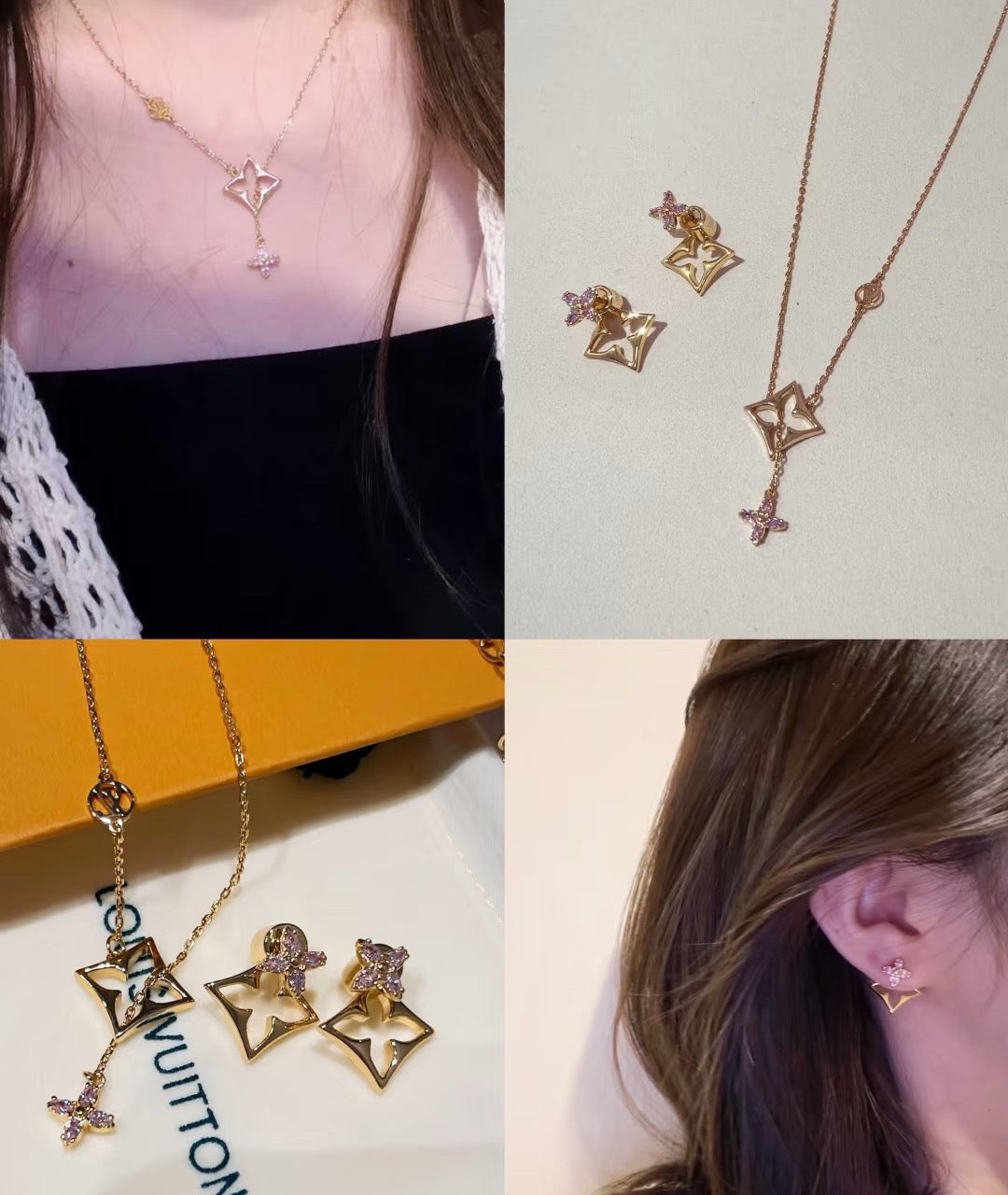 Martin Graham pendant necklace in polished metal-tone – detail view