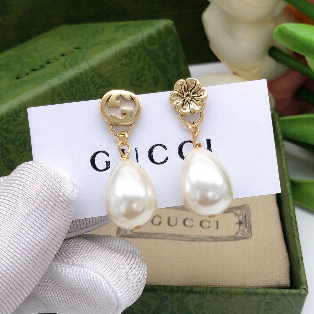 Martin Graham earrings in polished metal-tone – main product view