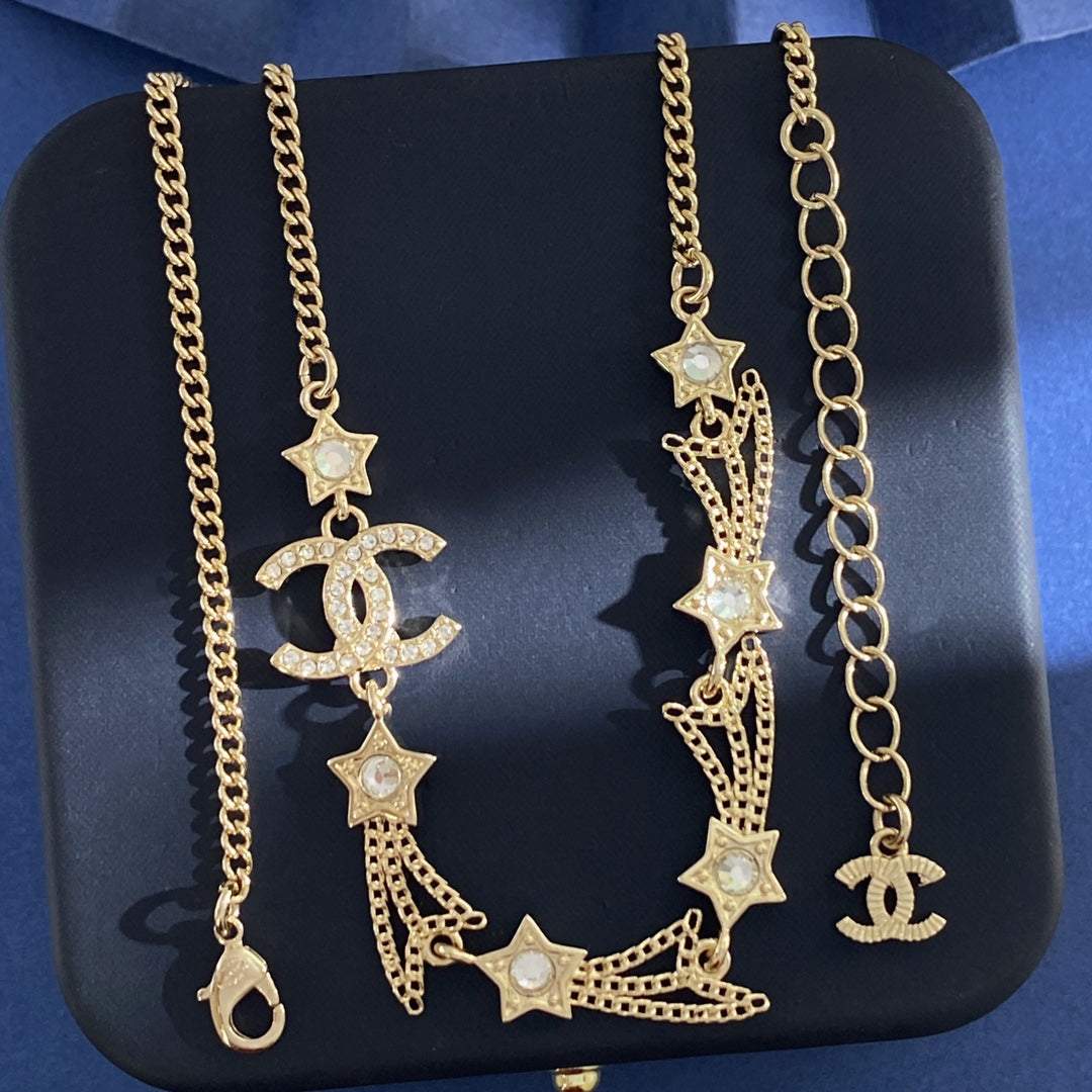 Martin Graham pendant necklace in polished metal-tone – main product view