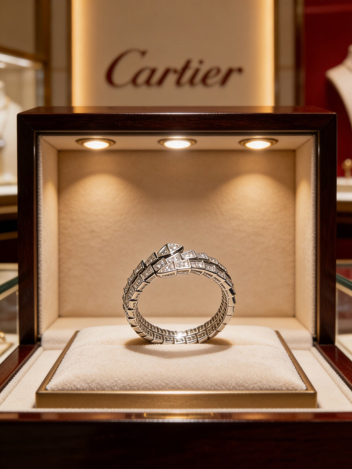 Martin Graham bracelet in polished metal-tone