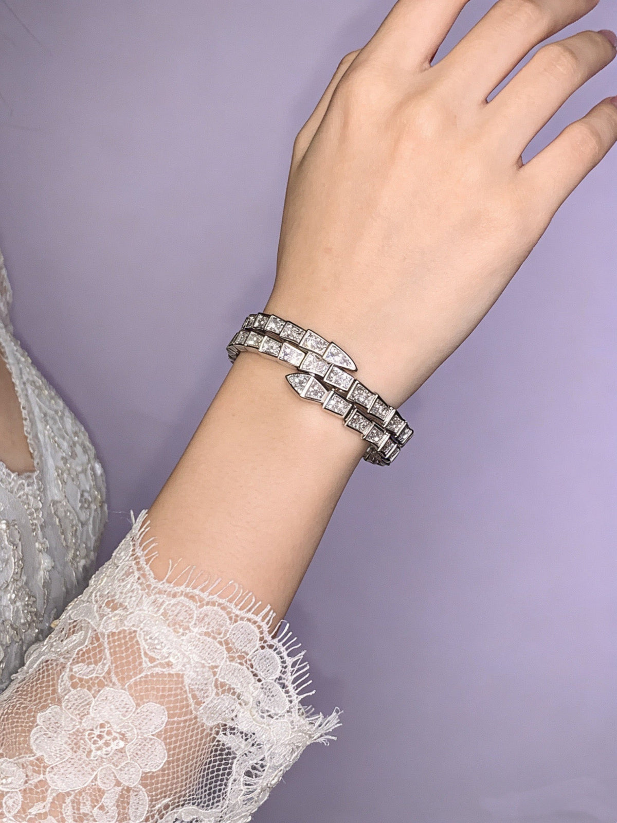 Martin Graham bracelet in polished metal-tone – front view