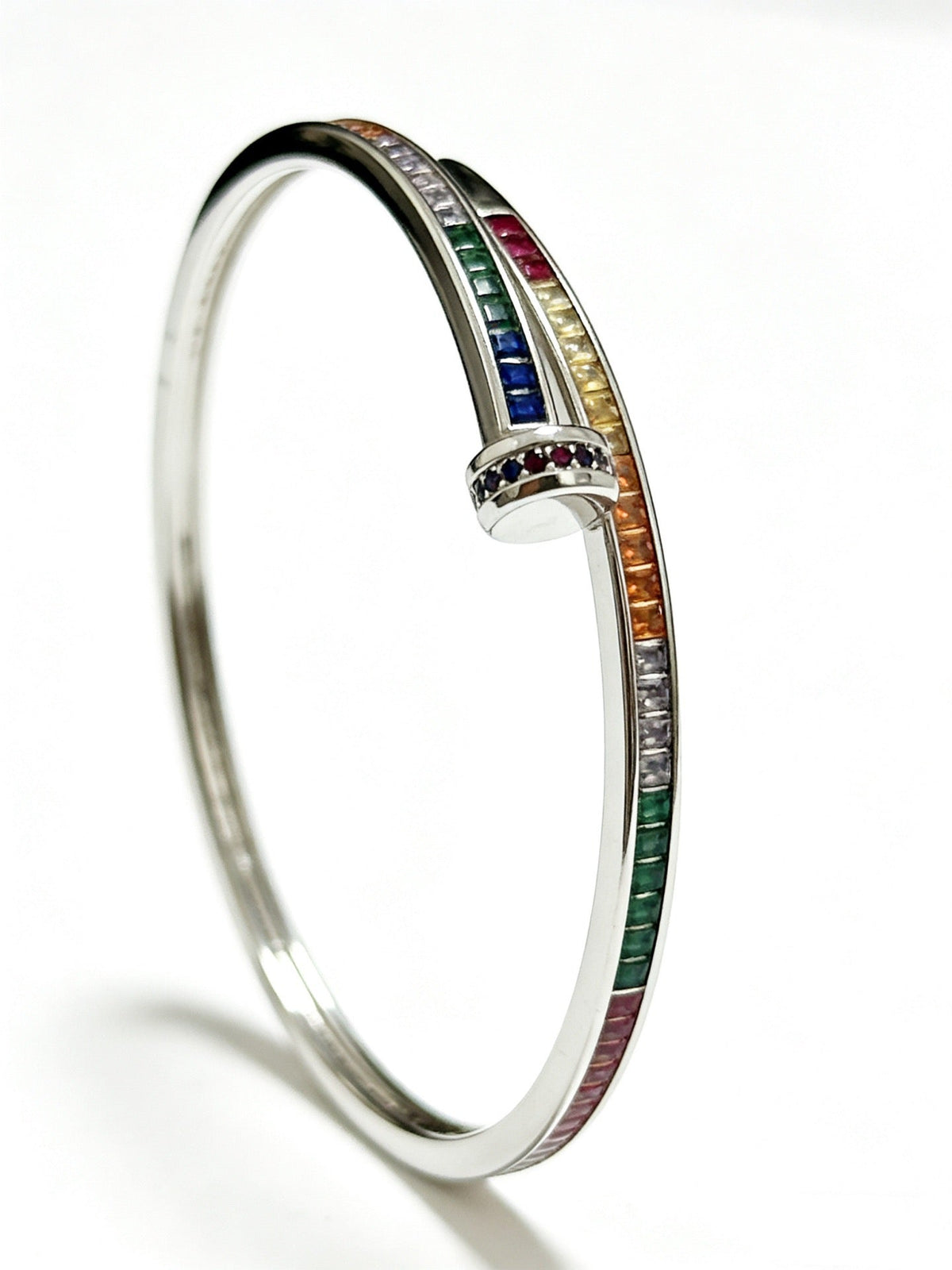 Martin Graham bracelet in polished metal-tone – front view