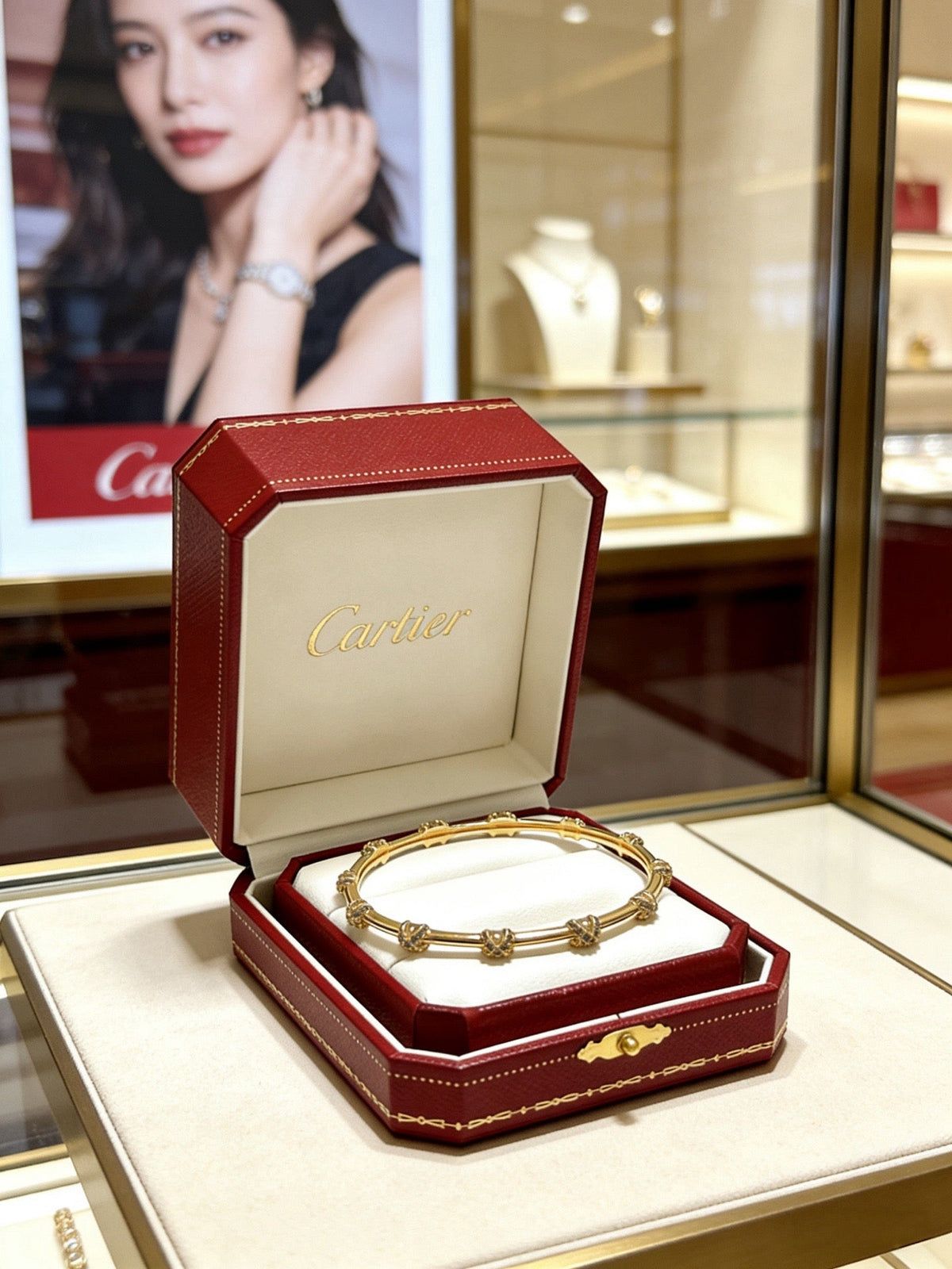 Martin Graham bracelet in polished metal-tone