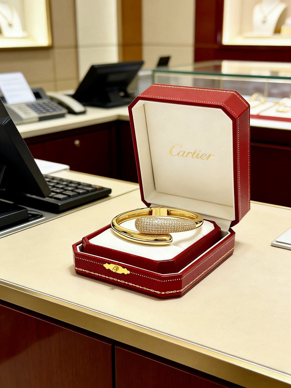 Martin Graham bracelet in polished metal-tone – front view