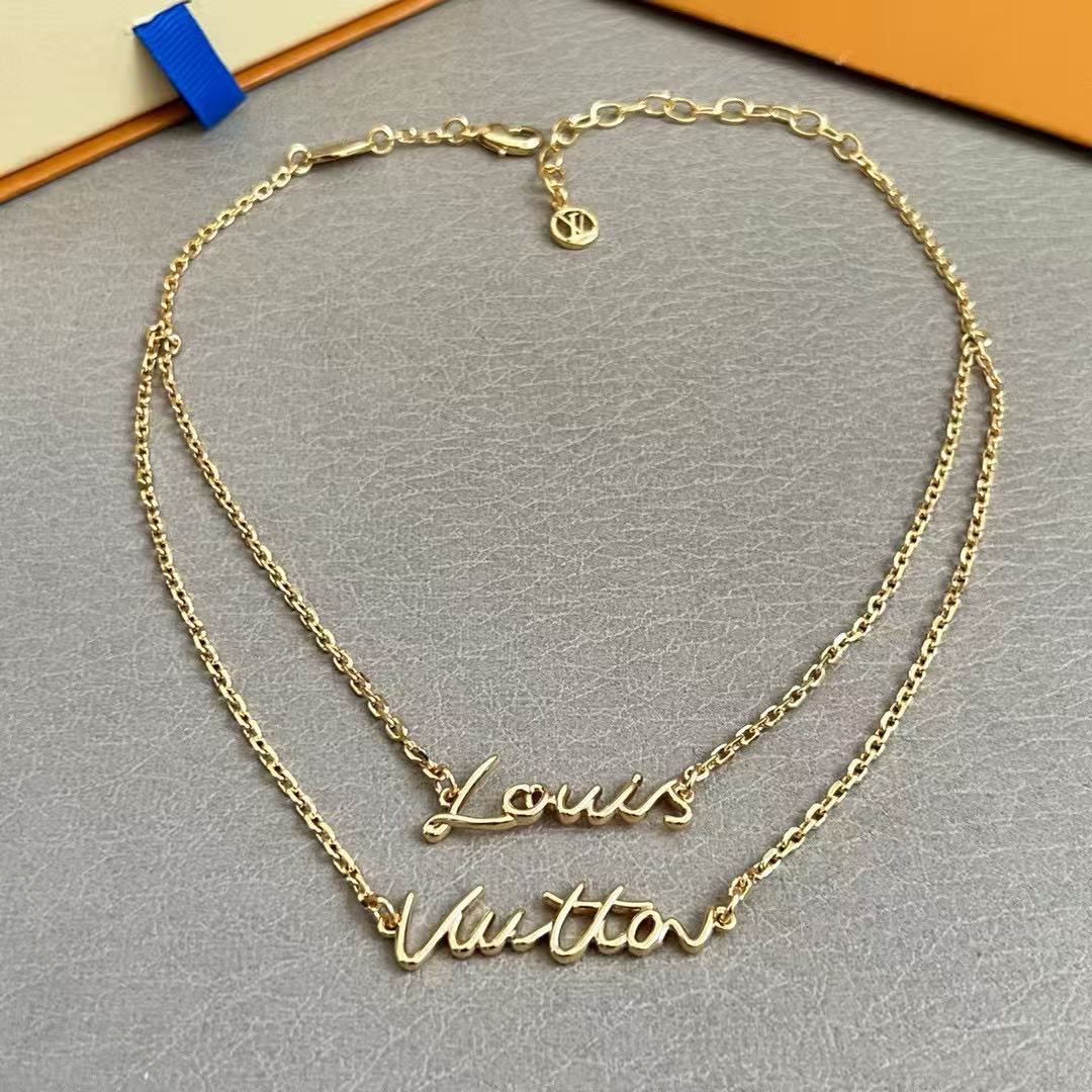 Martin Graham pendant necklace in polished metal-tone – side detail