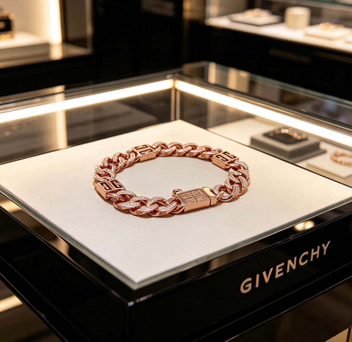 Martin Graham bracelet in polished metal-tone – close-up detail