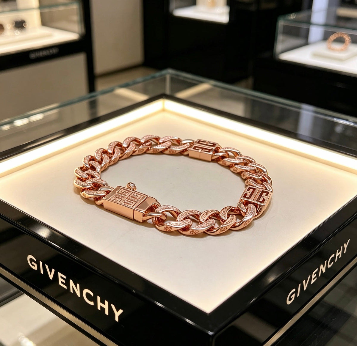 Martin Graham bracelet in polished metal-tone – front product view