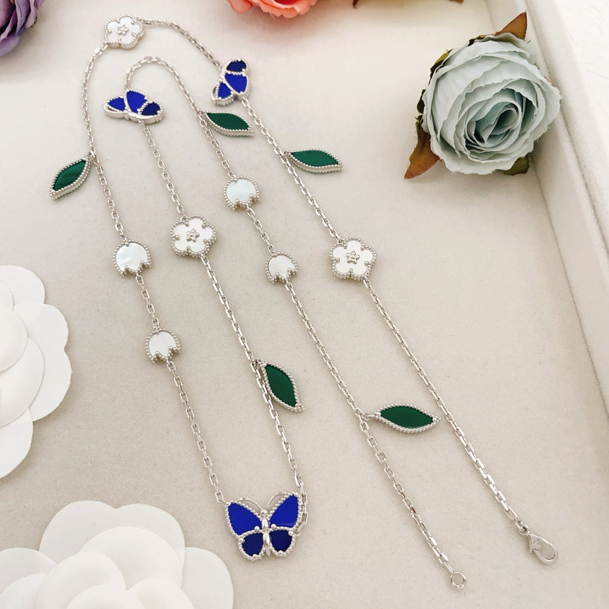 Martin Graham pendant necklace in polished metal-tone – front product view