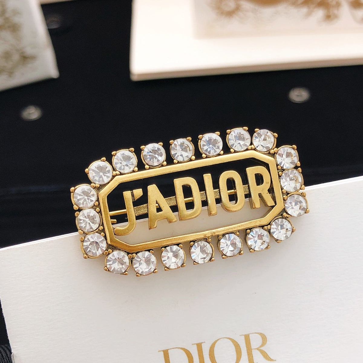 Martin Graham brooch in polished metal-tone – main product view