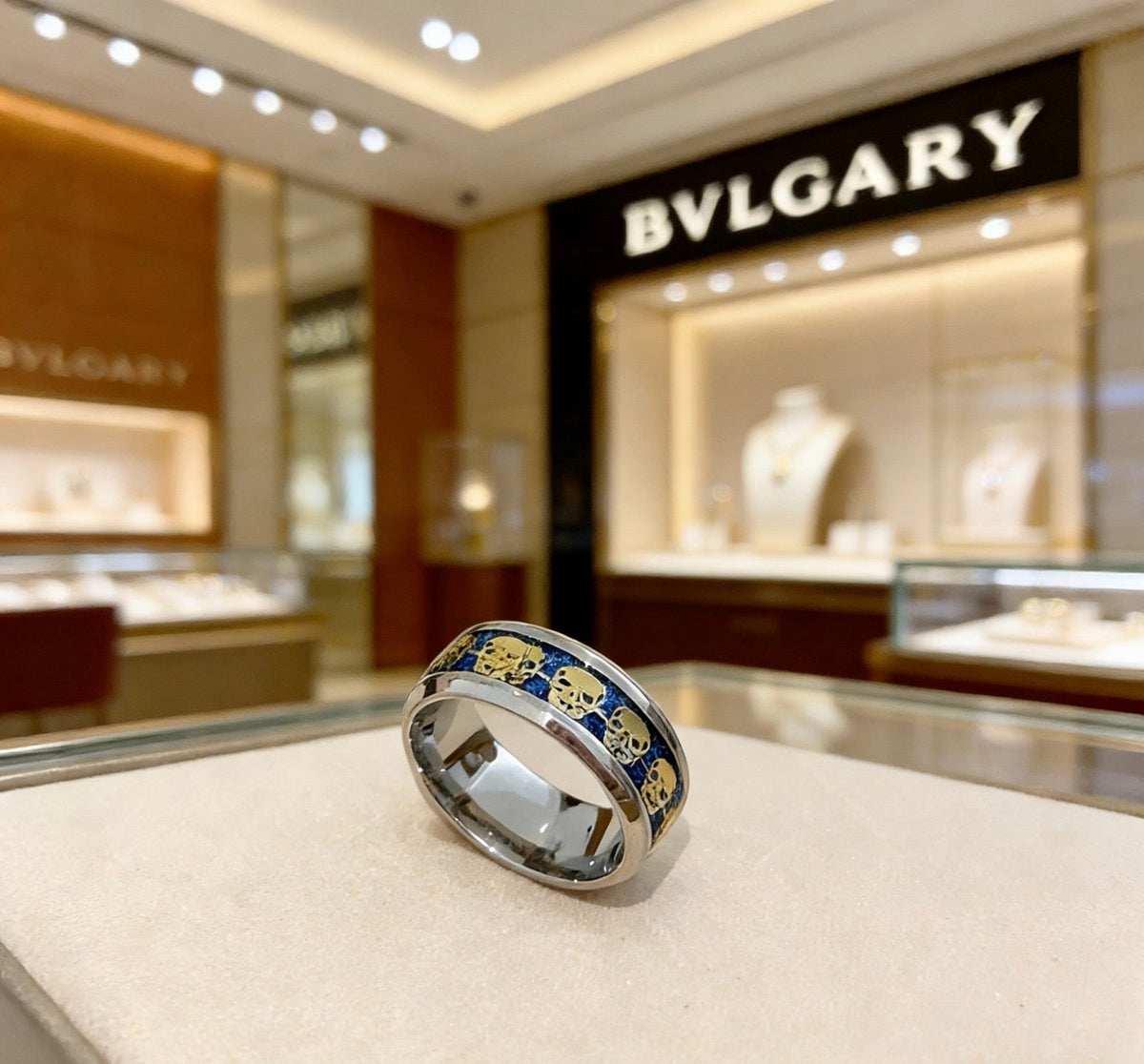 Martin Graham ring in polished metal-tone – main product view
