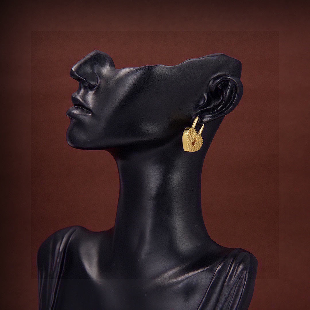 Martin Graham earrings in polished metal-tone – main product view