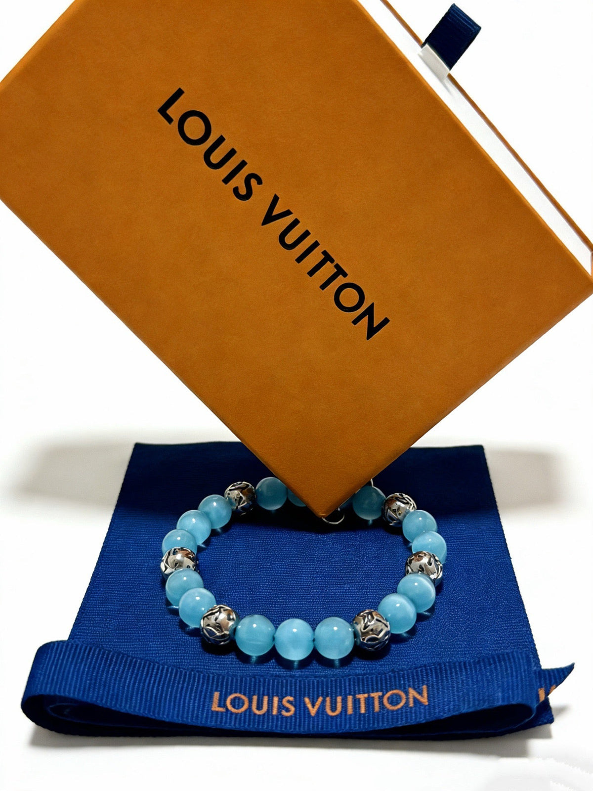 Martin Graham bracelet in polished metal-tone – styled product view