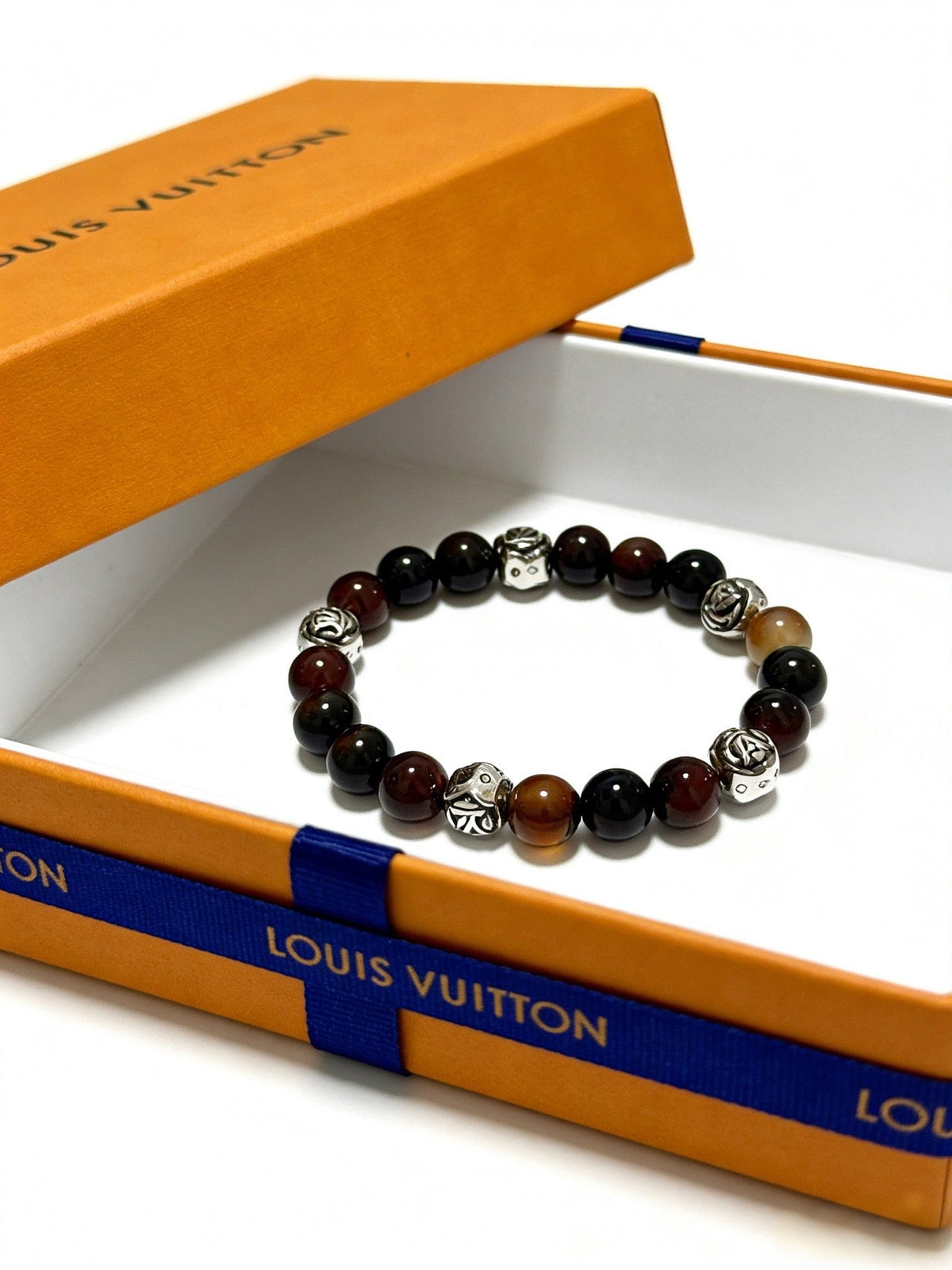 Martin Graham bracelet in polished metal-tone – styled product view