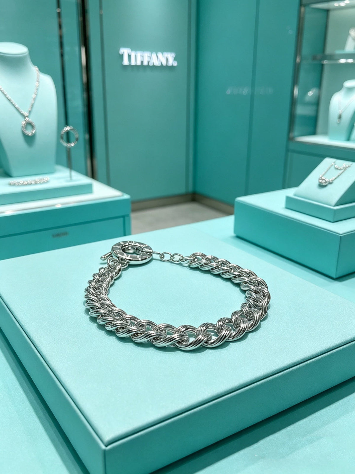 Martin Graham bracelet in polished metal-tone – side detail