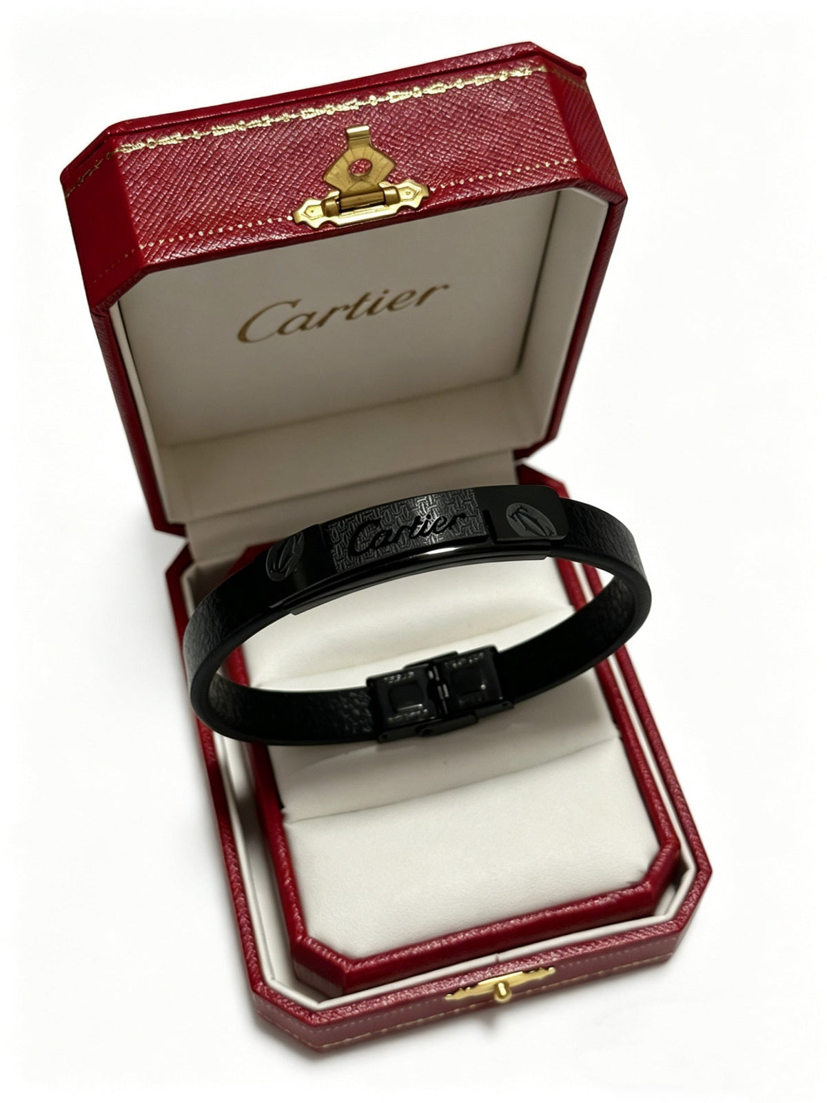 Martin Graham bracelet in polished metal-tone – side detail