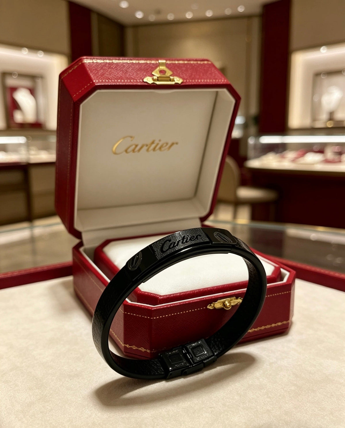 Martin Graham bracelet in polished metal-tone – detail view